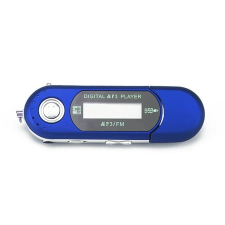 Portable Mini USB Flash LCD Digital MP3 Player Support Flash 32GB TF Card Slot Music Player FM