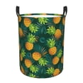 thumbnail image 2 of Cauagu Pineapples with Palm Leaves for Laundry Basket,Collapsible Organizer Basket for Storage Bin Toy Bins Gift Baskets Bedroom Clothes Children Nursery Hamper -Small, 2 of 7