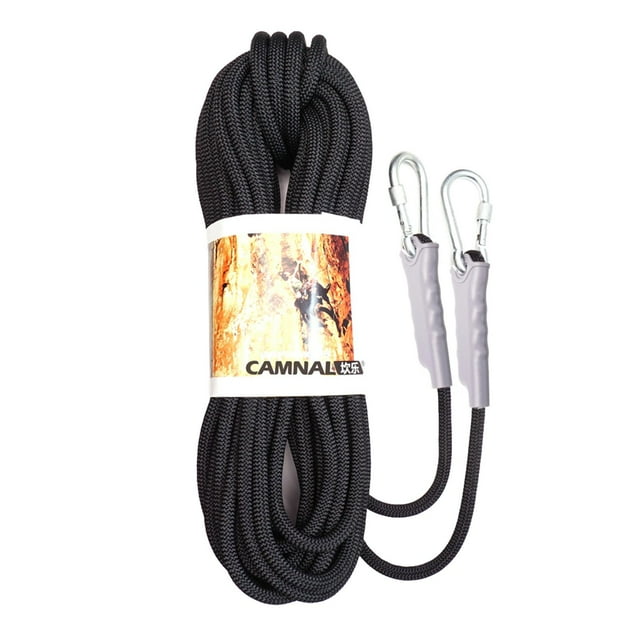 Cuerda de escalada estática de 12 mm perfecl 10 m negro