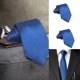 thumbnail image 3 of Corbata de los hombres de color sólido monocromo de poliéster de seda de negocios desgaste formal Casual Ocasión Uso, 3 of 6