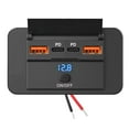 thumbnail image 2 of USB Charging Outlet for RVs 4 Ports Dual PD3 0 and For QC3 0 Fast Charge, 2 of 8
