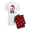 thumbnail image 1 of CafePress - Cute Holiday Penguin - Men's Light Pajamas, 1 of 1