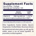 thumbnail image 4 of Healthy Origins Sunflower Vitamin E - 400 IU - 120 Softgels, 4 of 5