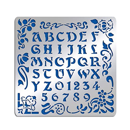 8 Inch Letter Stencils for Painting on Wood Alphabet Stencils