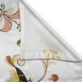 thumbnail image 3 of Ambesonne Nature Kitchen Curtains, Bird Berry Flower Leaf Art, 55"x45", Pale Camel Pastel Brown, 3 of 3