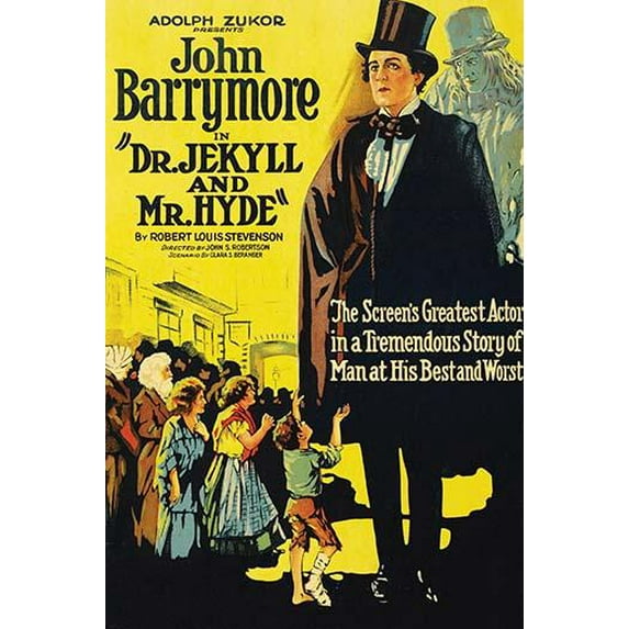 Dr. Jekyll and Mr. Hyde-Fine art canvas print (20" x 30")