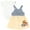 Winnie the pooh, yellow / denim, variant on Disney Winnie the Pooh Piglet Bodysuit and Square Neck Dress Outfit Set Newborn to Infant