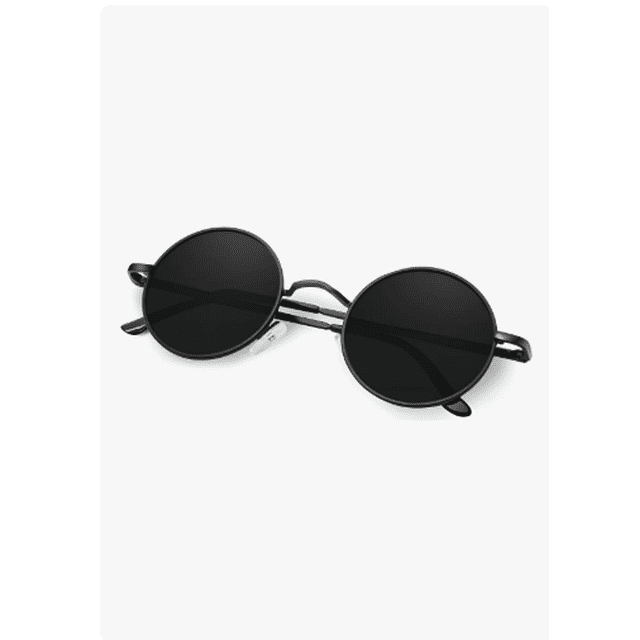 Lentes de Sol Retro Modelo Negro