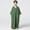 C-Green553, variant on JIAYUE Muslim Thobe For Kids Boys Solid Color Long Sleeve V-Neck Pull-On Gown Tunic Duster For Toddler Stylish Urban Tops