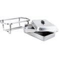thumbnail image 4 of TrueCraftware- 8 Qt. Full Size Stainless Steel Folding Stand Chafing Dish Complete Set- Food Warmer Chafers and Buffet Warmer Sets for Catering Event Party Holiday Buffet Weddings Catering Events, 4 of 7