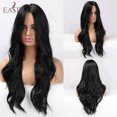 thumbnail image 1 of EASIHAIR Longues Perruques Synthétiques Ombrées Brunes pour Femmes Cheveux Naturels Perruques Ondulées Partie Intermédiaire Perruque Féminine Cosplay Perruques Résistantes à la Chaleur, 1 of 7
