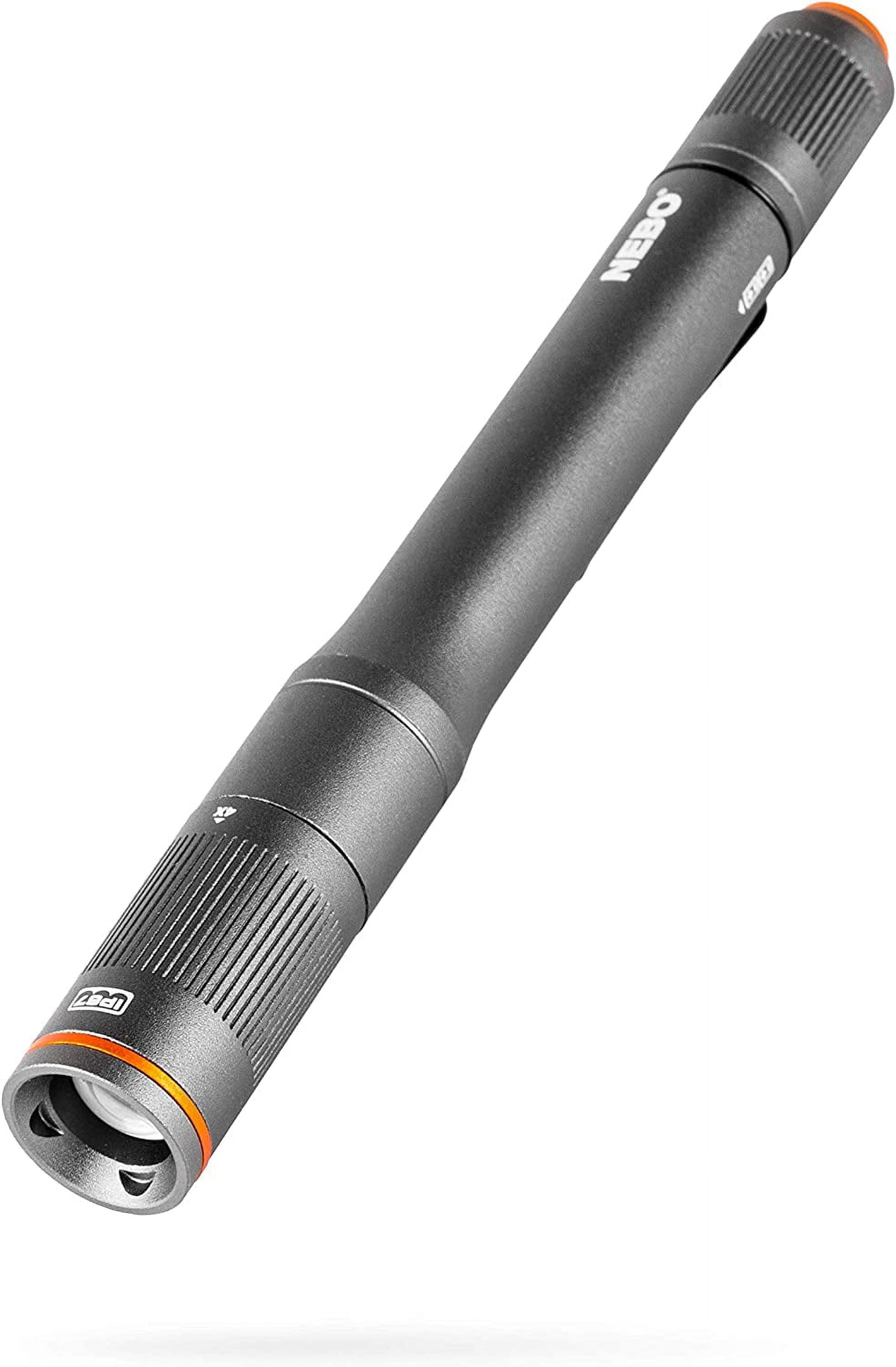 nebo 360 lumen flashlight ip67 Pal-360 With Fan & Power Station NEBO Focusable LED Flashlight can be twisted to cycle through light modes Led Flashlight Nebo Pen Light