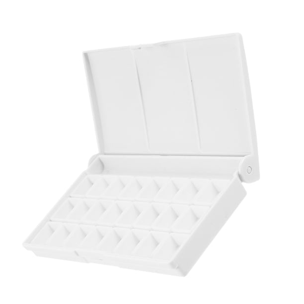Raindrops 1Jgo Estuche Portátil De Pigmentos Para Pintura Acuarela Con Compartimentos Duraderos