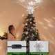 thumbnail image 4 of Christmas Tree Topper Light With Rotating Led Projector ,3d Hollow Snowflake Christmas Tree Topper, 4 of 5