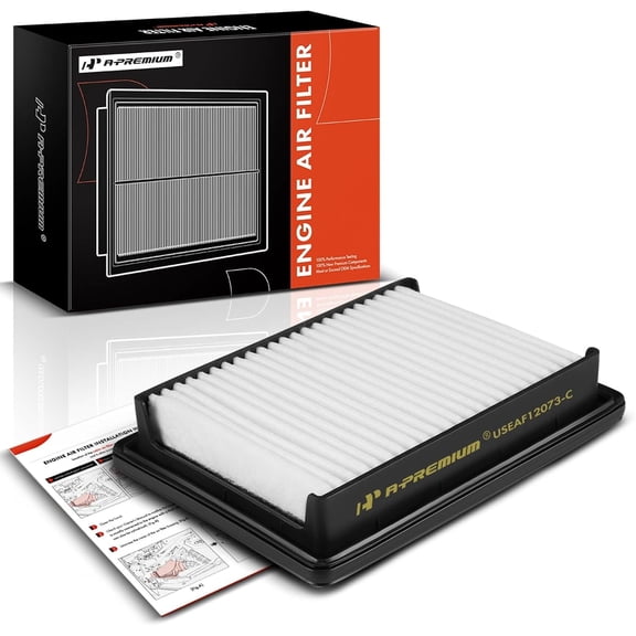 A-Premium Engine Air Filter Compatible with Chevrolet Spark 2016 2017 2018 2019 2020 2021 2022, 1.4L, Replace# 95238310