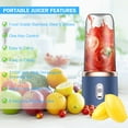 thumbnail image 6 of VIIWII Personal Blender for Smoothies Juice Portable Rechargeable Mini Bullet Blenders Cup, 6 of 7
