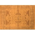 thumbnail image 1 of Ahgly Company Indoor Rectangle Oriental Orange Industrial Area Rugs, 4' x 6', 1 of 4
