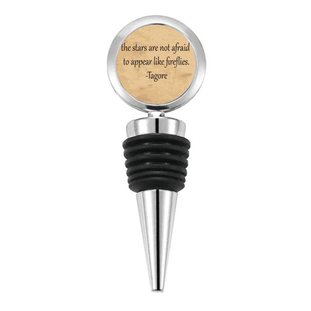 Tapón de botella de Goma de acero inoxidable Unbranded Qoutes Healing frases estrellas no tiene miedo