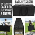 thumbnail image 5 of Skips Garage Colorado Vintage Baseball Cornhole Set - Choose Your Size & Accessories Include Lights & Case 2x3 Boards (24" x 36"), 5 of 6