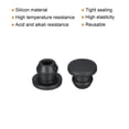 thumbnail image 2 of Uxcell Silicone Snap in Locking Hole Plugs For Kitchen Bulkheads Waterproof Sealing Plugs Black 5.5mm 30, 2 of 7