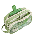 thumbnail image 2 of Estuche para lápices, bonito cordón, verde, tela de gran capacidad, 2 of 2