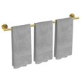 thumbnail image 1 of USHOWER Brushed Gold Bath Towel Bar, 30-Inch Towel Racks for Bathroom Wall-Mounted, SUS304 Stainless Steel Towel Rod (Total Length 32-Inch), 1 of 4