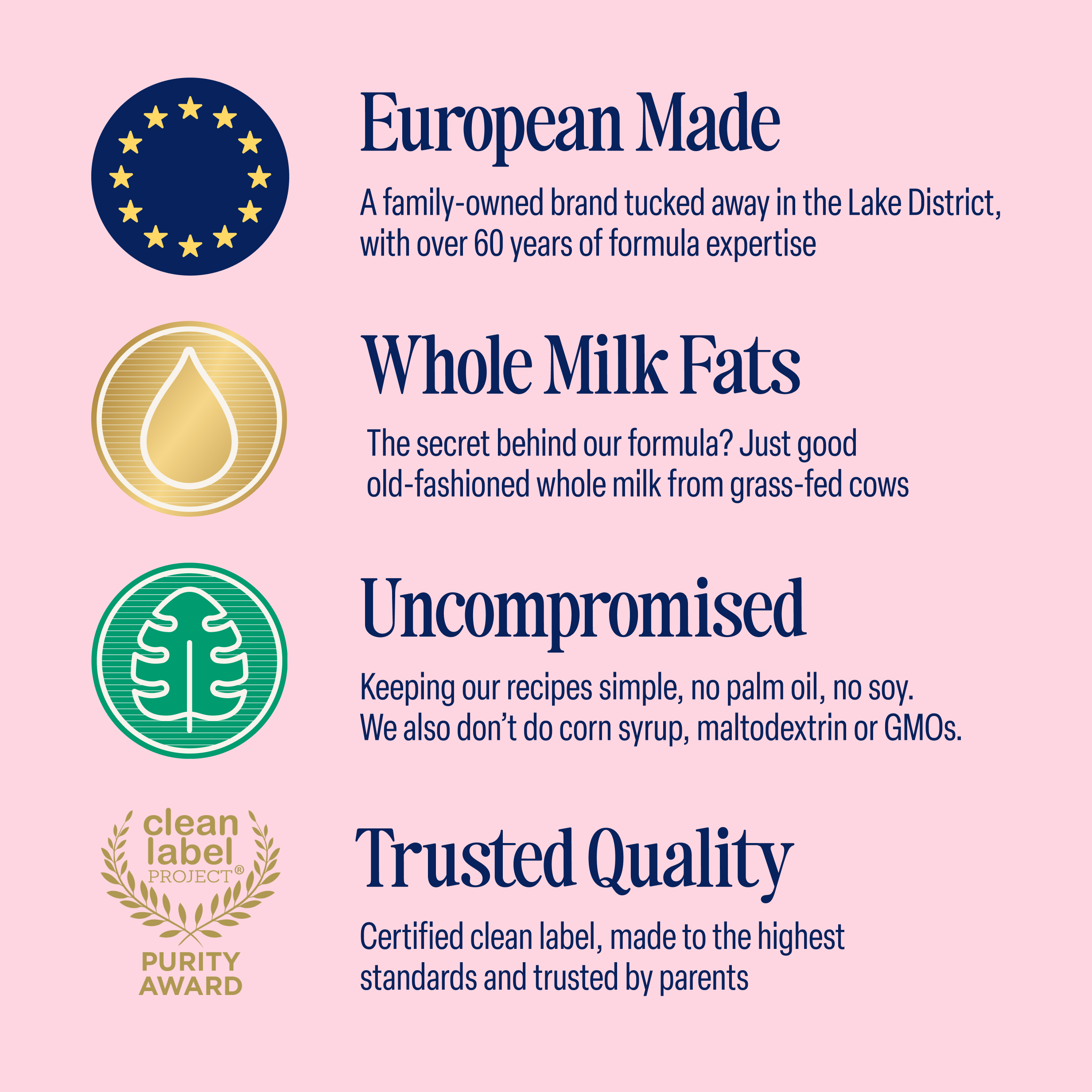 Fórmula Infantil en Polvo Kendamil Europea de Leche Entera Clásica con HMOs, Prebióticos y DHA, 28.2 oz 6