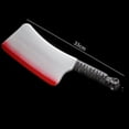 thumbnail image 2 of Cuchillo de sangre para Halloween, cuchillo afilado con sangre, Festival fantasma, juguete de plástico, cuchillo de cocina de simulación, accesorios complicados, cuchillo curvo, 2 of 5