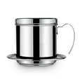 thumbnail image 1 of Coffee Filter  Stainless Steel Coffee Filter  Coffee Drip Filter Maker  Vietnamese Coffee Drip Filte Stainless Steel Cup Vietnamese Coffee Drip Filter Maker Phin Infuser Sliver, 1 of 7