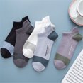 thumbnail image 3 of Men Low Cut Socks Soft 5 Pairs Breathable Moisture Wicking Tab Socks Short Socks, 3 of 10