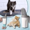 thumbnail image 2 of Integrated Cat Litter Scooper, Detachable Litter Shovel with Rotating Lock Design and Built-in Bag Attachment Cat Litter Scooper with Bag with 120 Count Refill Bags (1 Set), 2 of 7