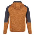 thumbnail image 4 of Regatta - Sudadera con Cremallera Cadford III Jaspeada para Hombre (Naranja Llama, Gris India), 4 of 5