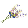 thumbnail image 4 of Posteras de huevo Pelocas de la flor de la Pascua Arreglo de la rama del de Pascua Decoración de la flor para las vacaciones Partido de la sala 3pcs morado, 4 of 8