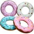 thumbnail image 3 of Playbees Sprinkle Donut Pool Floats - 4 Pack - Inflatable Floaties for Kids & Adults - Fun Summer Water Toy for Pool Parties and Decorations, 3 of 5