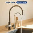 thumbnail image 4 of iSpring US31-BV Under Sink 3-Stage Water Filtration System for Drinking, Reduce Bacteria and Viruses, SGS-Tested Water Filter, High Capacity Water Filter System with Faucet, 4 of 8