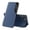 Blue, variant on Nalacover Case for iPhone 15 Plus, Business Premium PU Leather Magnetic Closure Smart Viewing Mirror Window Kickstand Cover with Rugged PC Shockproof Flip Folio Phone Case, Black