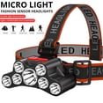 thumbnail image 2 of 7LED Linterna USB Recargable 4 Modos Al Aire Libre Camping Ciclismo Luz Principal Tmvgtek Iluminación del hogar multifuncional, 2 of 6