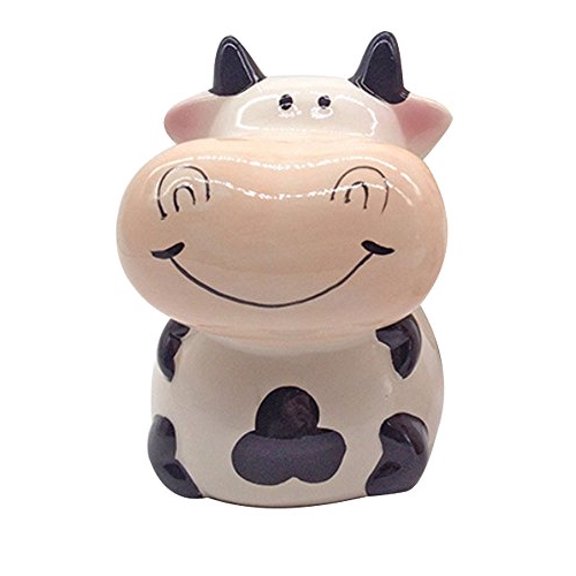 Piggy Bank ZCHING, bonita vaca, cerámica personalizada para niños