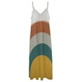 thumbnail image 6 of Abstract Rainbow Colorful Circles Art Sleeveless Dress Women's Evening Dress Womans Clothing, 6 of 9