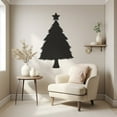 thumbnail image 3 of LaModaHome Christmas Tree Design, Metal Wall Art, Festive Holiday Decor, Unique Tree Topper Accent, Star Topper Inspired Home Decoration, Wall ArtHome Decoration Gift -11.8"x18.9"/30x48cm, 3 of 5