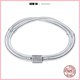 thumbnail image 3 of Gran oferta de pulsera de cuentas con cadena de serpiente y circonita en forma de corazón para mujer, abalorio de plata 925 compatible con cuentas Pandora originales, joyería DIY, Buen regalo, 3 of 5