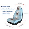 thumbnail image 5 of Honeii Puppy Licks Nose for Car Seat Covers Full Set, Seat Covers for Cars, Car Seat Protector Waterproof, Leather Car Seat Cushion-1, 5 of 9