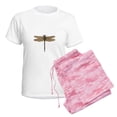 thumbnail image 6 of CafePress - Dragonfly Vintage Pajamas - Women's Short Sleeve Print T-Shirt and Pants Light Cotton Pajama Set, 6 of 7