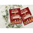 thumbnail image 4 of Darling Souvenir Red Birthday Invitation Card 28 Pcs Fill or Write In Blank Invites Printable Party Supplies 5 x 7 Inches, 4 of 5
