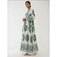 thumbnail image 4 of Printed Long Sleeve Viscose Maxi Dress, 4 of 6