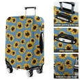 thumbnail image 5 of Blue Sunflower Pattern Luggage Cover Fashion Suitcase Cover Baggage Covers Fit 25-28 Inch Luggage (Go Travel), 5 of 5