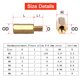 thumbnail image 4 of M2 M2.5 M3 M4 M5 Hex Brass Male Female Standoff Board Rack Stud Hexagon Threaded Pillar PCB Column Motherboard Spacer Bolt Screw, 4 of 4