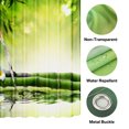 thumbnail image 6 of NEWEEN Shower Curtain 72 x 72 Polyester Waterproof Heavy Duty Shower Curtain Liner with Magnetic Weights Machine Washable, 6 of 10