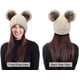 thumbnail image 5 of Gorro de invierno con forro polar y punto trenzado para mujer, 5 of 6
