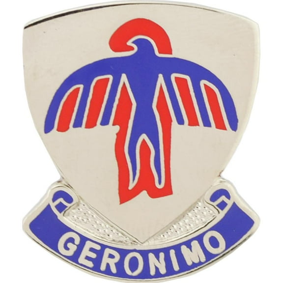 Eagle Emblems P15000 Pin - Army, 51st Infantry Regiment Geronimo - 1 in.
